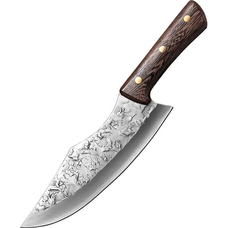 Cuchillo de Carnicero para Cortar Carne y Desollar (Acero Inoxidable)