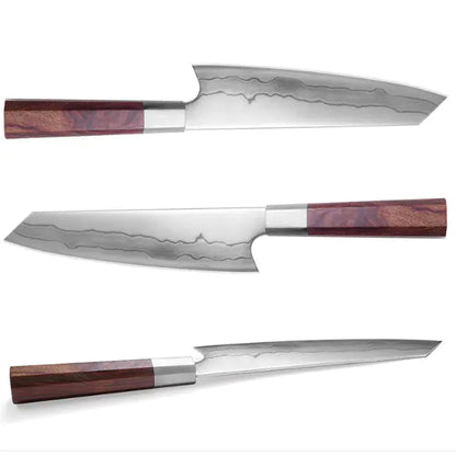 Cuchillo de Chef de Acero Damasco con Núcleo de 440C - Herramienta de Cocina Versátil