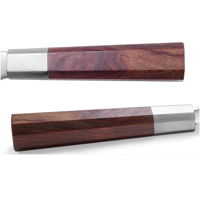 Cuchillo de Chef de Acero Damasco con Núcleo de 440C - Herramienta de Cocina Versátil