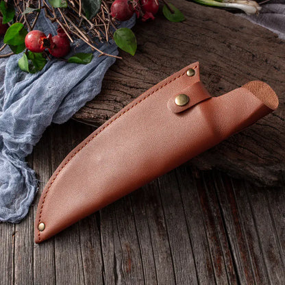 Cuchillo de Carnicero para Cortar Carne y Desollar (Acero Inoxidable)