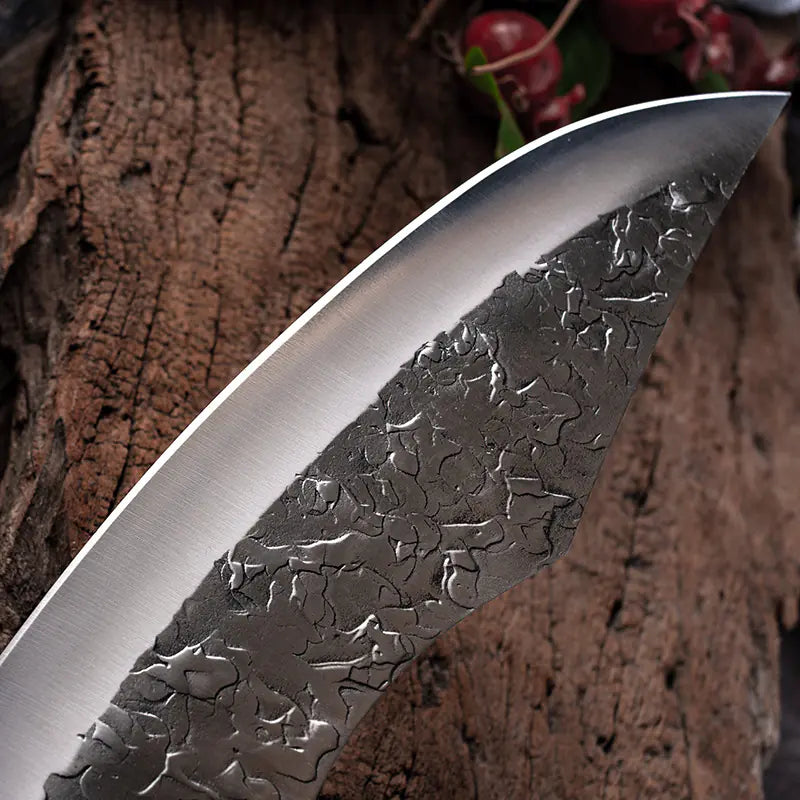 Cuchillo de Carnicero para Cortar Carne y Desollar (Acero Inoxidable)