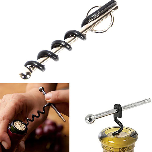 Herramienta Multiusos para Abrir Vinos de Acero Inoxidable